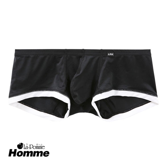 ラポーム オム MFS バイカラー ローライズ ボクサーパンツ メンズ 前とじ 日本製 La-Pomme Homme