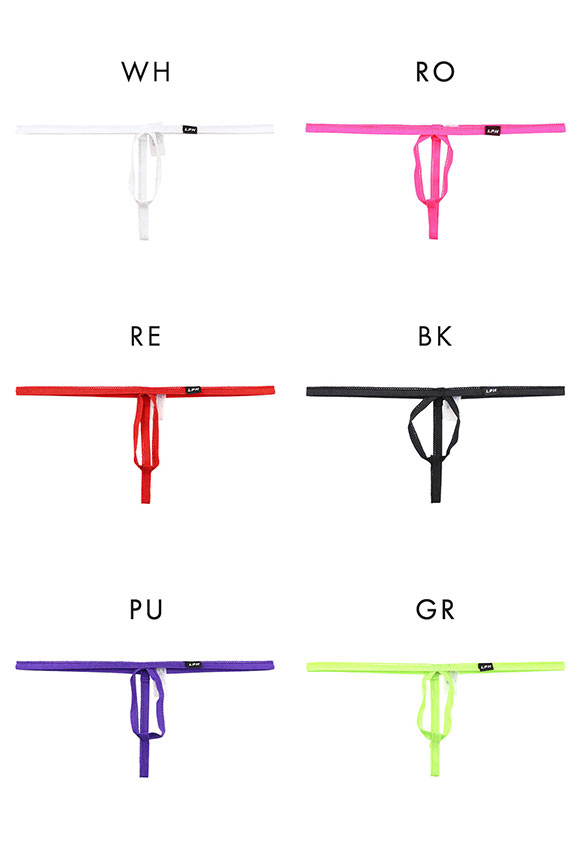 ラポーム オム ピコゴム穴あき Gストリング メンズ Tバック La-Pomme Homme