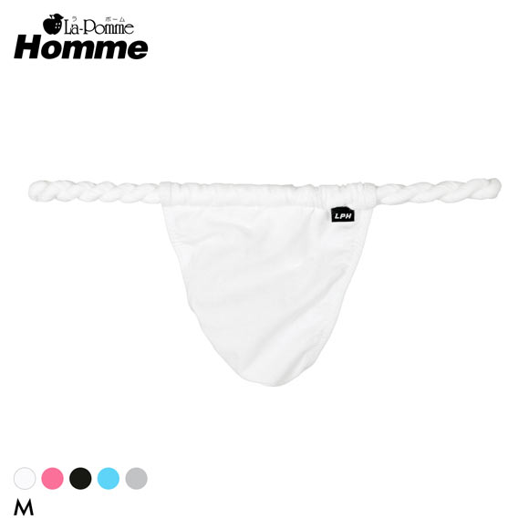 ラポーム オム ベア天 ふんどし Tバック ビキニ メンズ 日本製 La-Pomme Homme