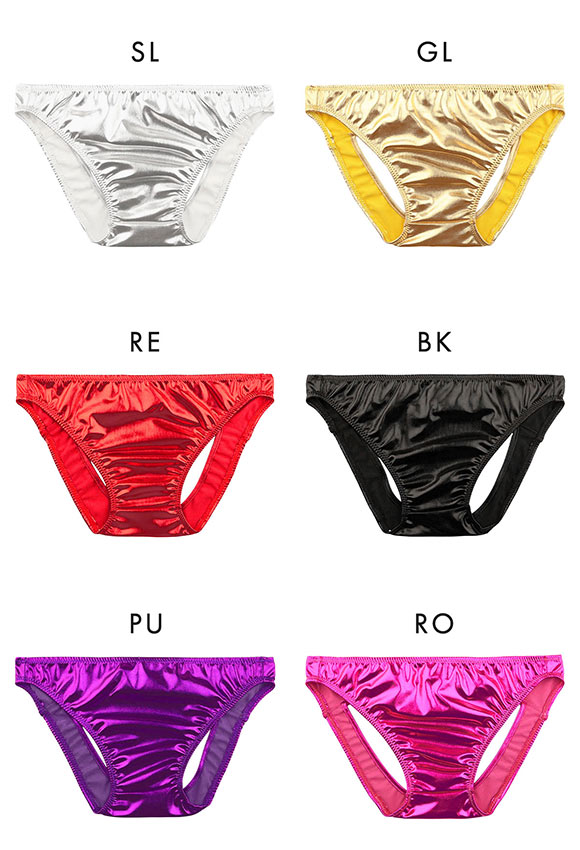 ラポーム ユニセックス メタリック Oバック ショーツ La-Pomme UNISEX 男女兼用