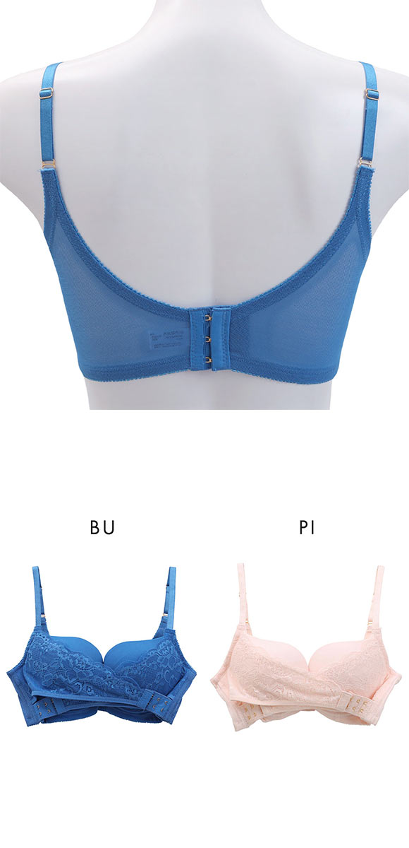 ギャラシー ギューとして美乳ブラ 3/4カップ ブラジャー 盛りブラ 谷間ブラ 脇高 脇肉 単品