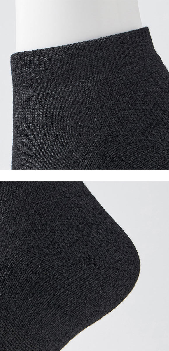 グンゼ アセドロン 足底パイル スニーカー丈 ソックス メンズ 靴下 GUNZE 吸放湿 25-27cm