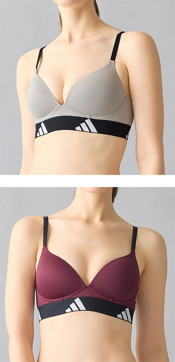 アディダス ノンワイヤー ブラジャー レディース adidas