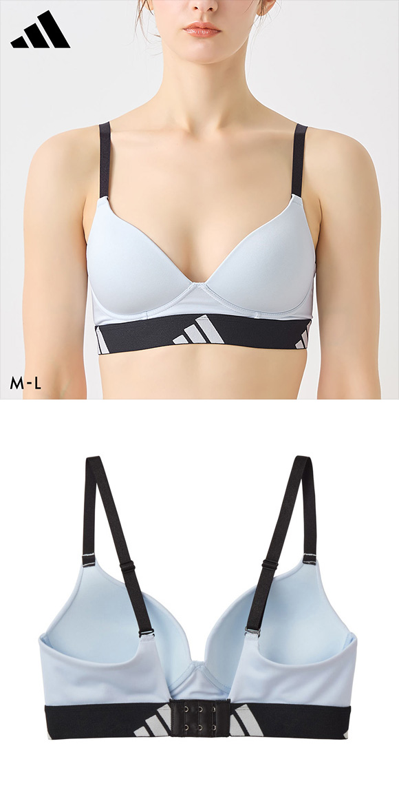 アディダス モールドカップ ノンワイヤー ブラジャー レディース ワイヤレス ブラ スポーツ adidas