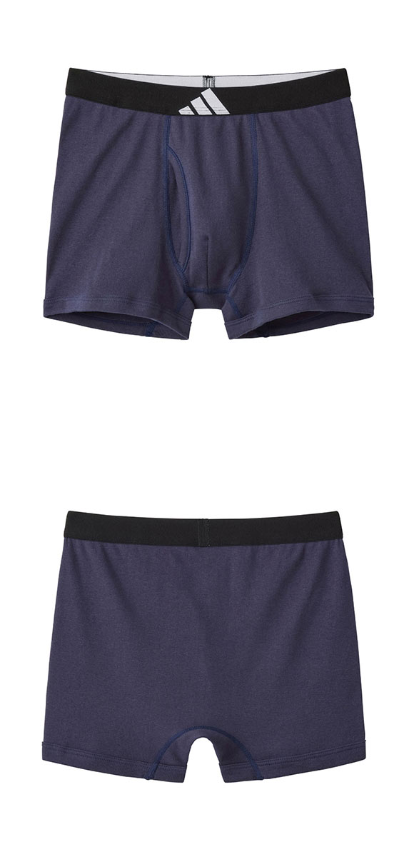 アディダス キッズ ジュニア用 綿100％ ボクサーパンツ 2枚組 adidas