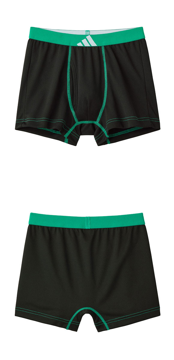 アディダス キッズ ジュニア用 メッシュ ボクサーパンツ 2枚組 adidas