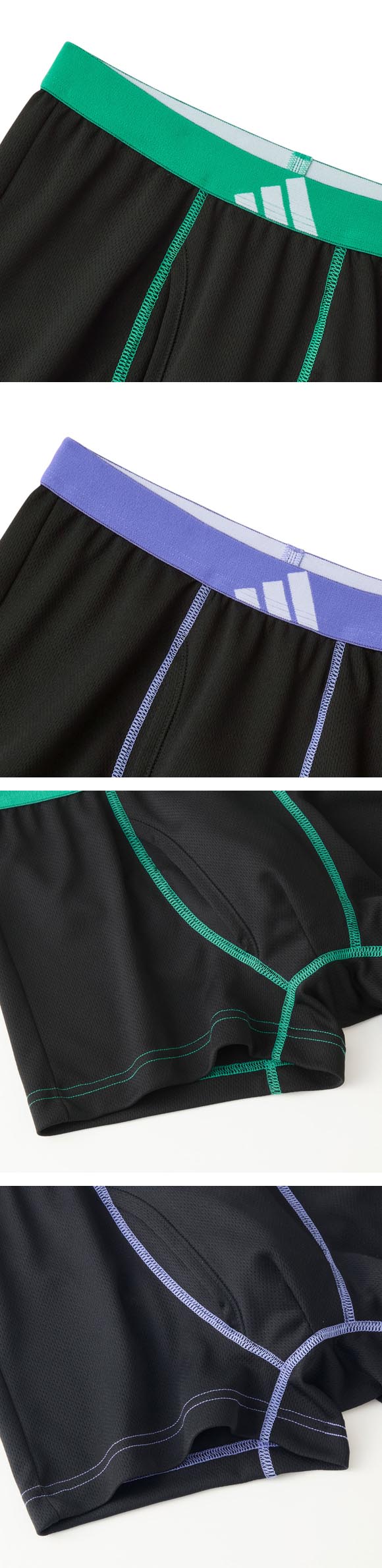アディダス キッズ ジュニア用 メッシュ ボクサーパンツ 2枚組 adidas