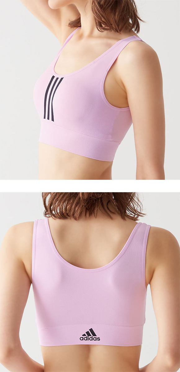 アディダス adidas ハーフトップ ノンワイヤーブラ レディース 単品