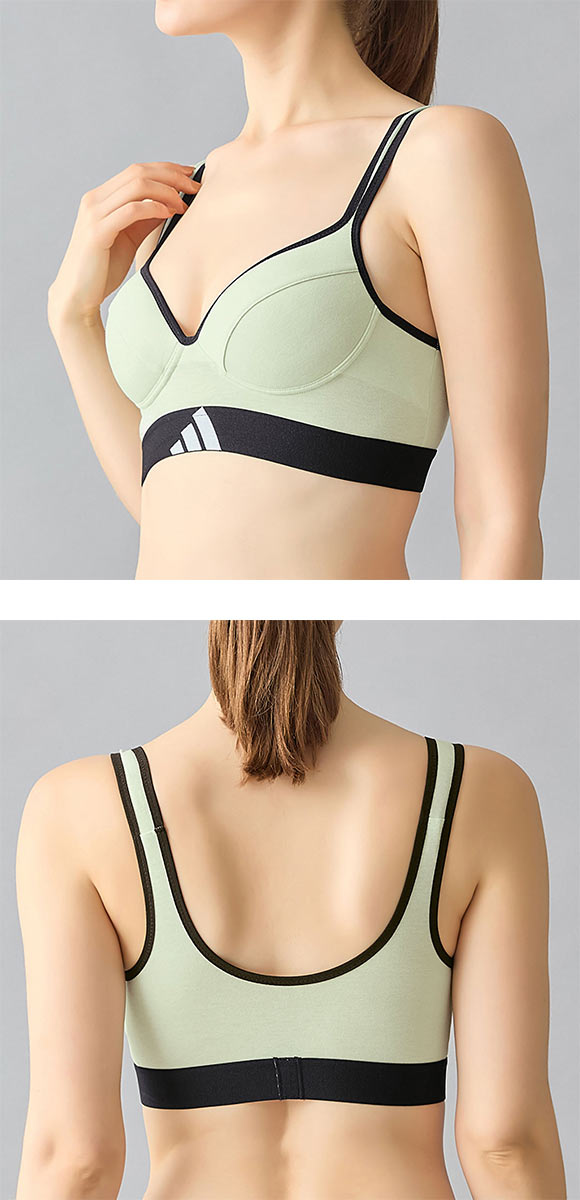 アディダス ノンワイヤー ブラジャー レディース adidas