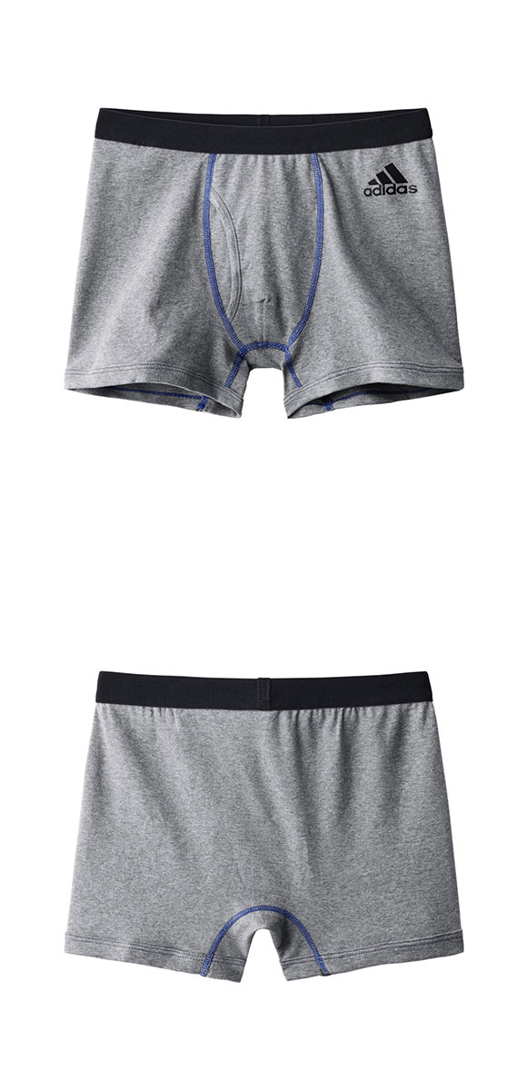 アディダス adidas ボクサーパンツ 2枚組 キッズ ジュニア 男の子 男児 前あき