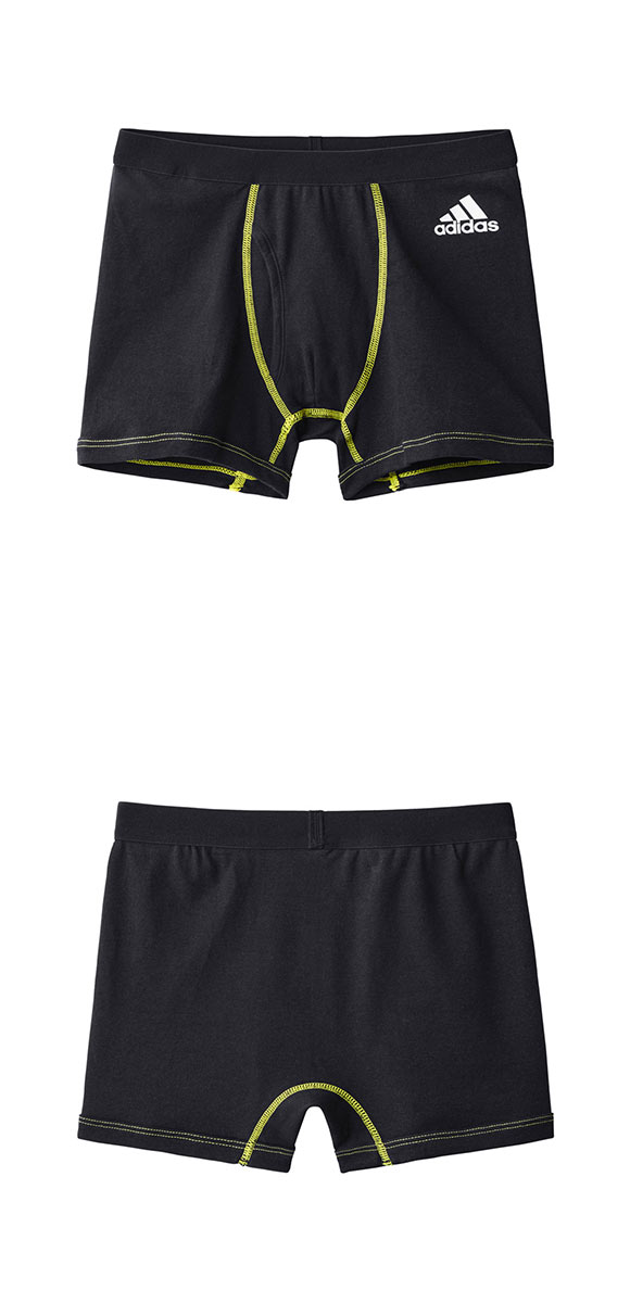 アディダス adidas ボクサーパンツ 2枚組 キッズ ジュニア 男の子 男児 前あき