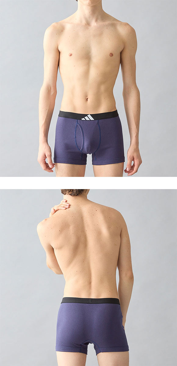 アディダス 綿100％ 2枚セット ボクサーパンツ メンズ adidas 大きいサイズ