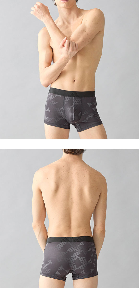 アディダス スポーツ メンズ 総プリント ボクサーブリーフ 前閉じ adidas　