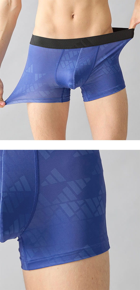 アディダス スポーツ メンズ 総プリント ボクサーブリーフ 前閉じ adidas　