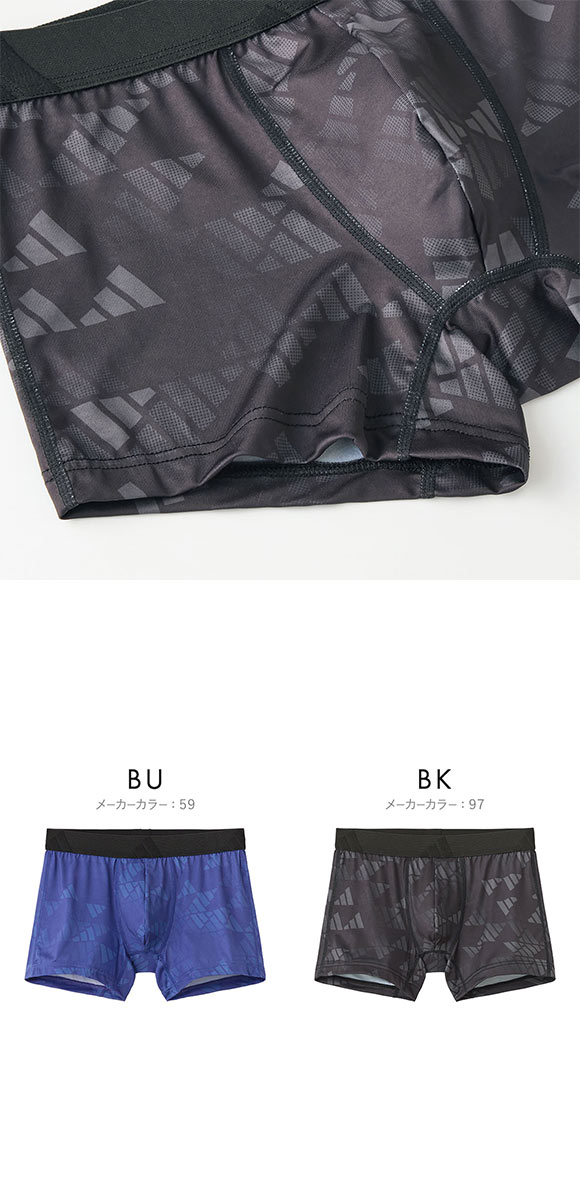 アディダス スポーツ メンズ 総プリント ボクサーブリーフ 前閉じ adidas　