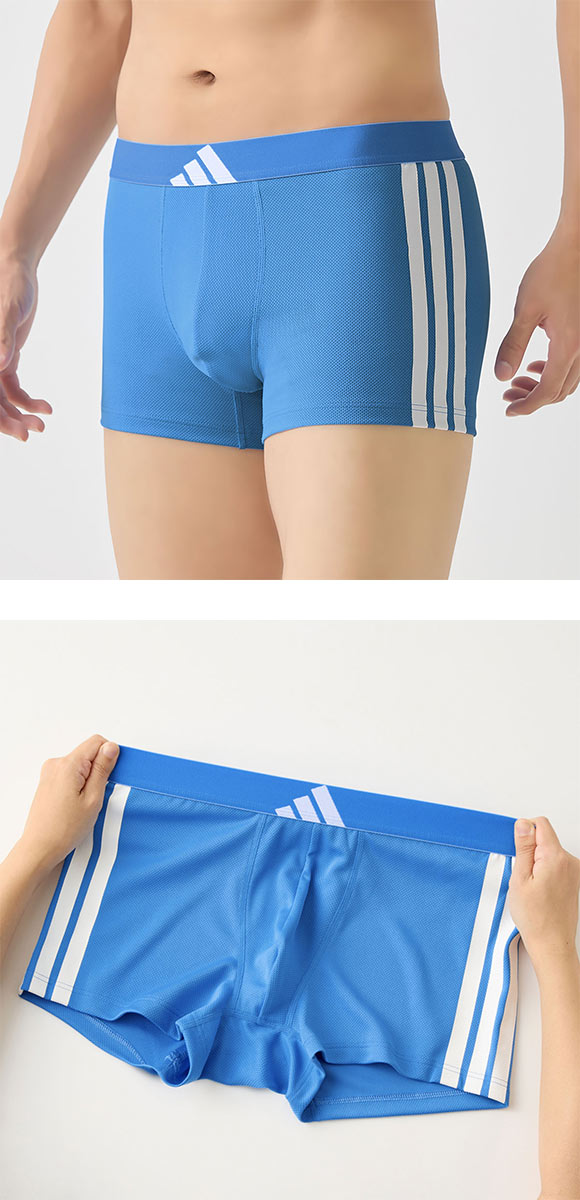 アディダス スリーストライプ メッシュボクサーパンツ メンズ adidas スポーツ 前とじ