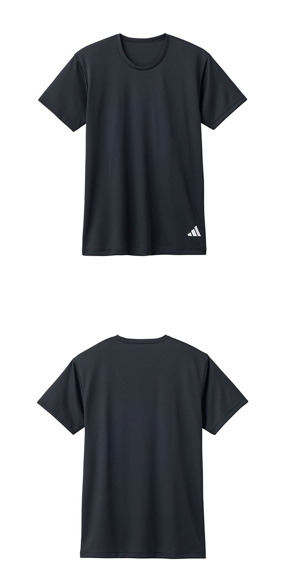 アディダス メッシュ クルーネック Tシャツ 2枚セット メンズ adidas