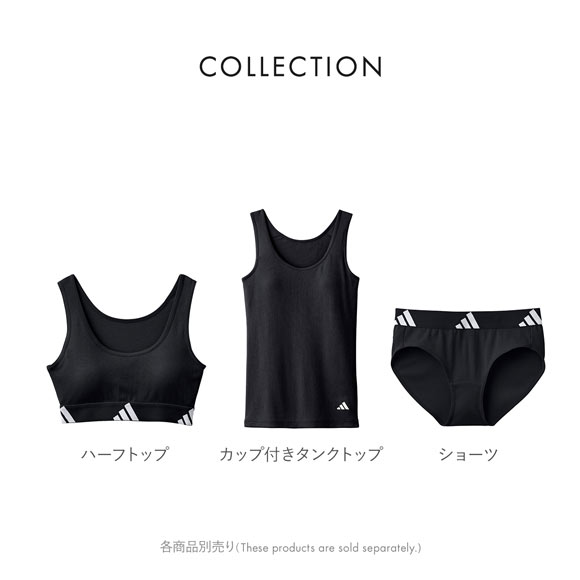 アディダス ガールズ キッズ ジュニア 綿混リブ ハーフショーツ adidas