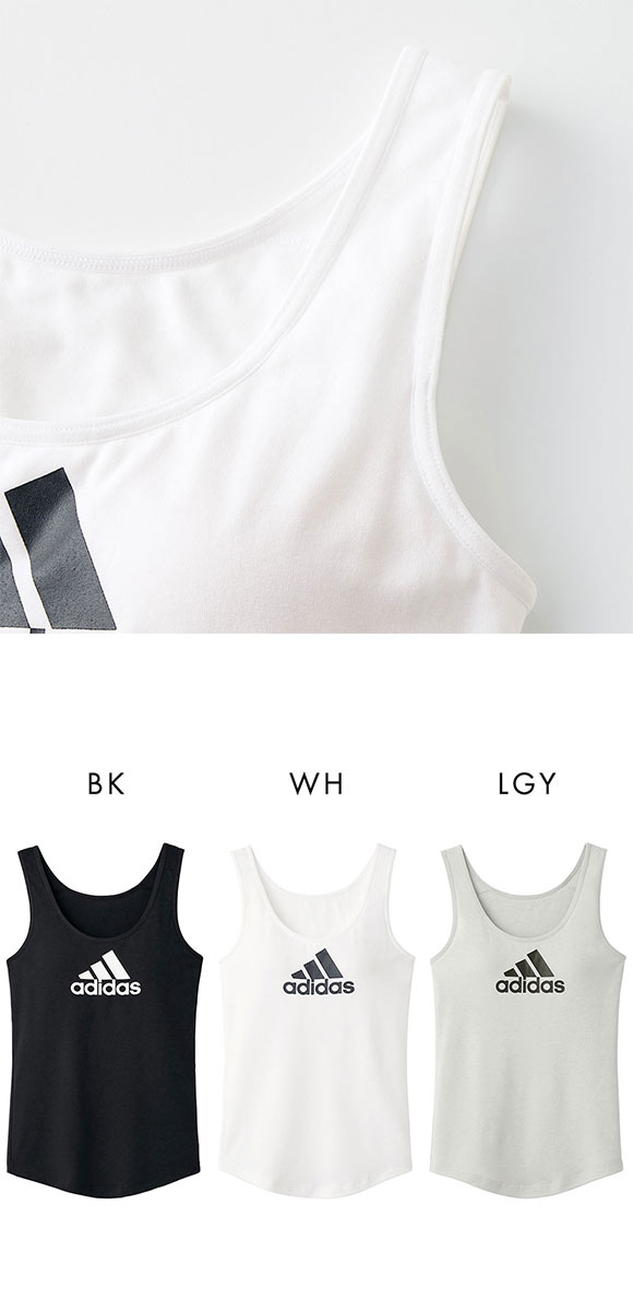 アディダス adidas キッズ ジュニア カップ付き タンクトップ ガールズ インナー 吸汗速乾 女の子 女児