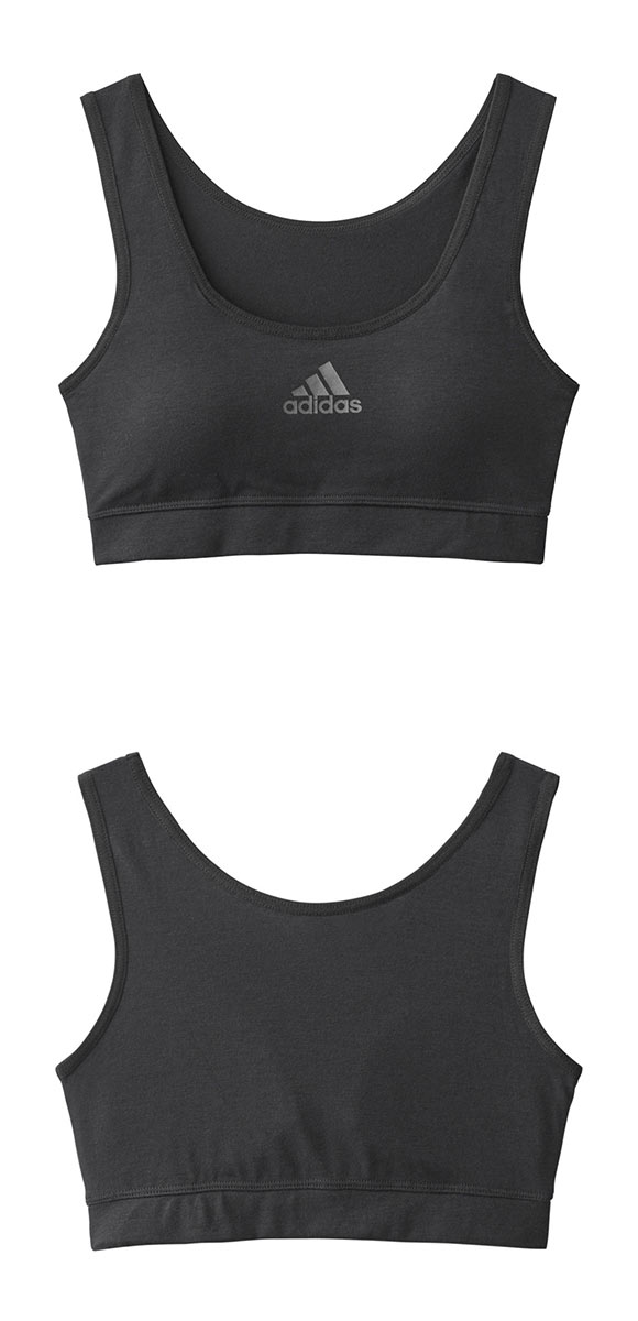 アディダス adidas キッズ ジュニア 女の子 ハーフトップ ガールズ ノンワイヤー ブラジャー 単品