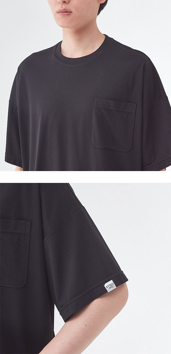 グンゼ UCHI-COLLE 冷感スムース 5分袖 シャツ メンズ パジャマ ルームウェア GUNZE ウチコレ