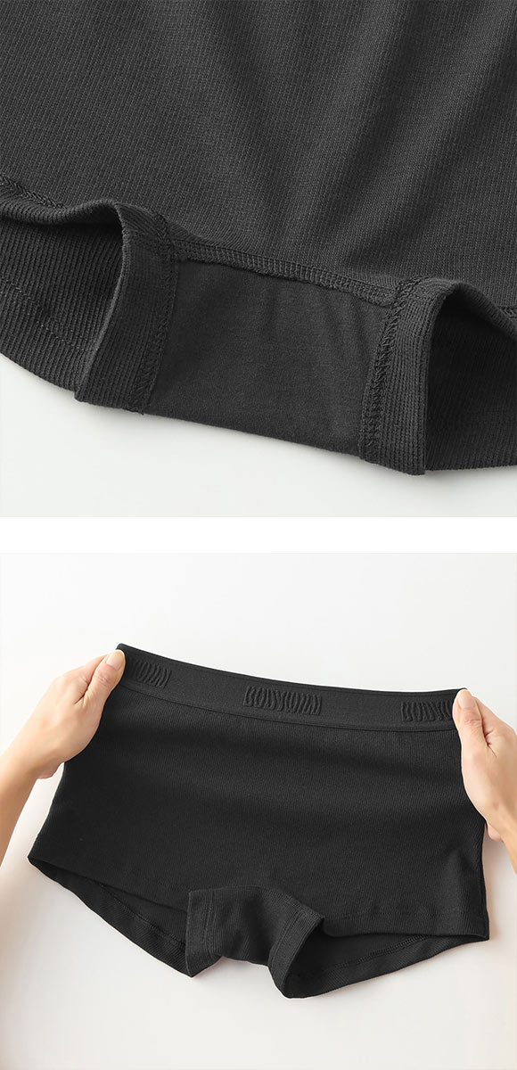 グンゼ ボディワイルド レディース 綿混リブボクサーパンツ BODYWILD GUNZE