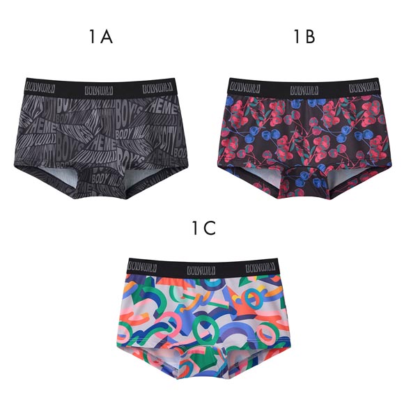 グンゼ BODY WILD プリント ボクサーパンツ レディース GUNZE ボディワイルド