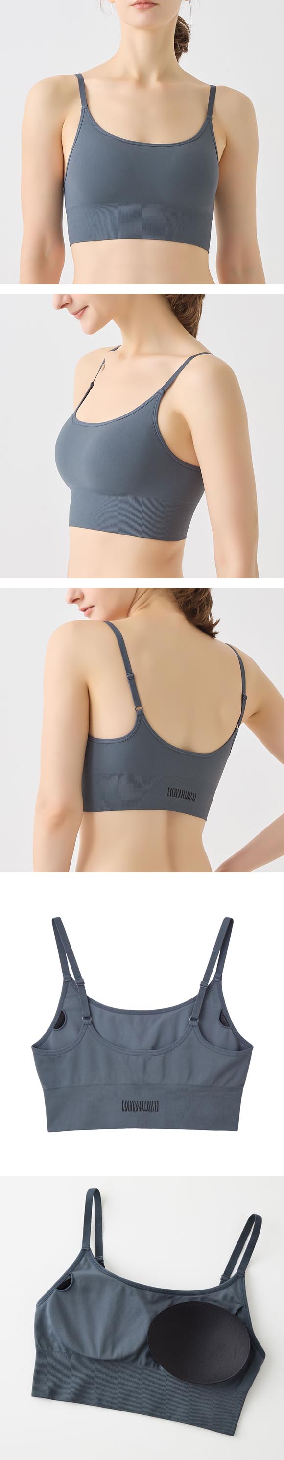 グンゼ BODY WILD 3D MADE 成型ハーフトップ レディース GUNZE ボディワイルド スポーツ ヨガ