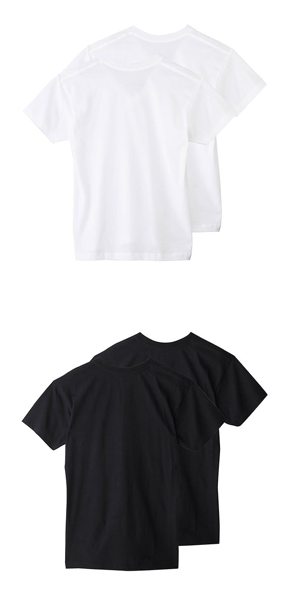 グンゼ GUNZE ボディワイルド BODY WILD VネックTシャツ メンズ 2枚組 抗菌防臭 綿100％ 半袖