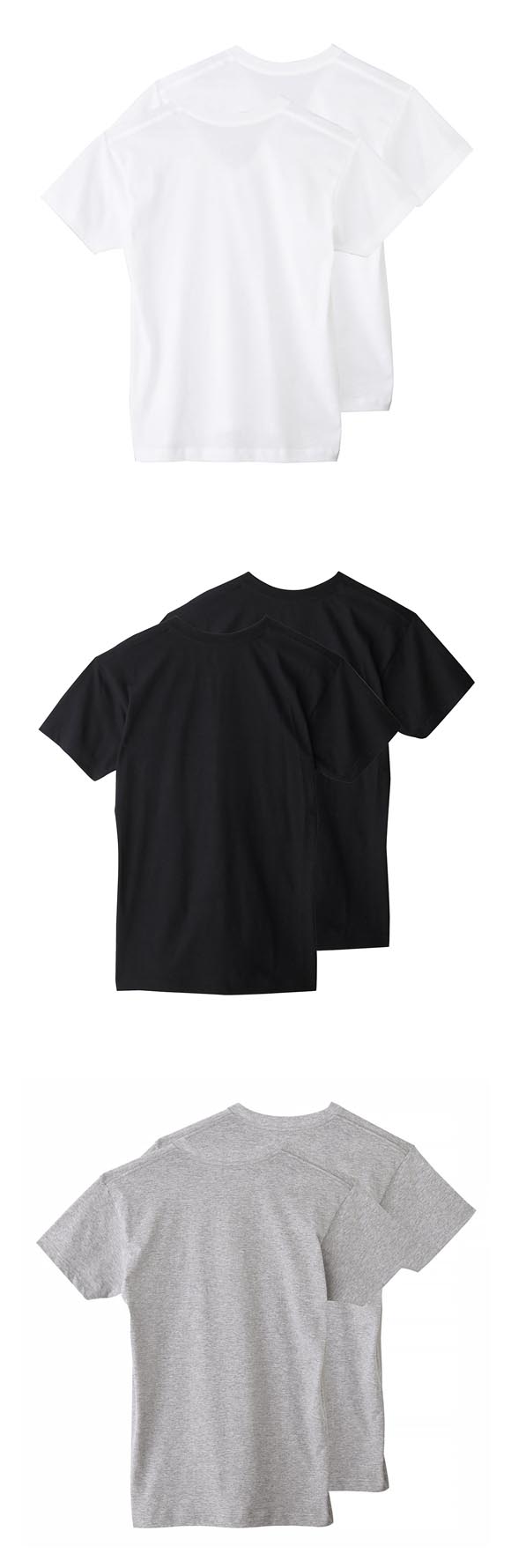 グンゼ GUNZE ボディワイルド BODY WILD  Vネック Tシャツ 2枚組 メンズ 半袖
