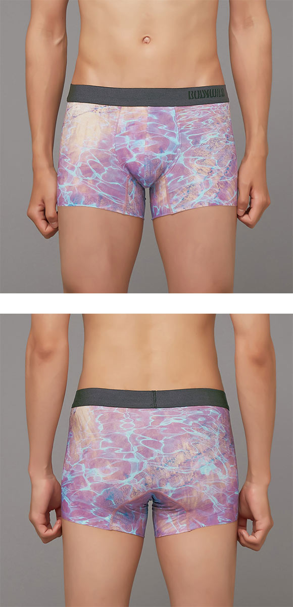 グンゼ BODY WILD インクジェットプリント ボクサーパンツ メンズ 前とじ GUNZE ボディワイルド