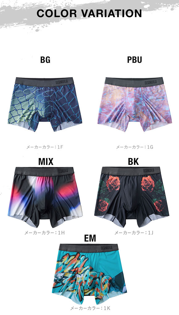 グンゼ BODY WILD インクジェットプリント ボクサーパンツ メンズ 前とじ GUNZE ボディワイルド