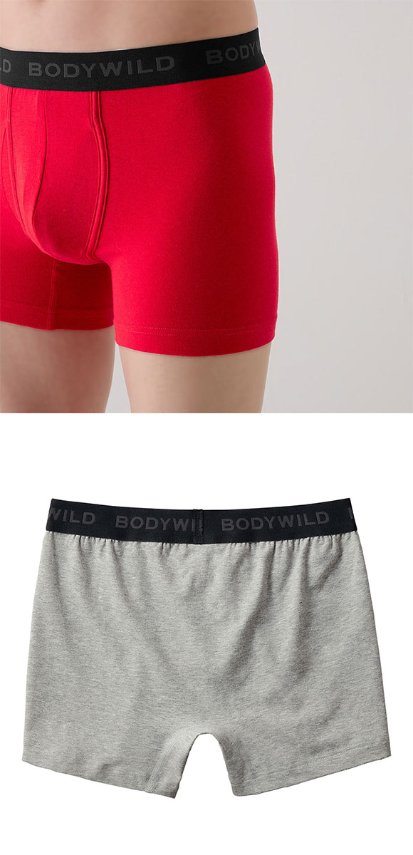 グンゼ GUNZE ボディワイルド BODY WILD ボクサーパンツ メンズ 綿混素材 前あき