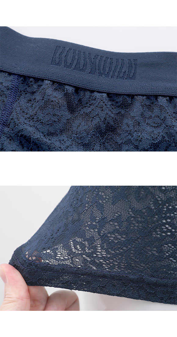 ボディワイルド レース ボクサーパンツ 前閉じ メンズ BODYWILD