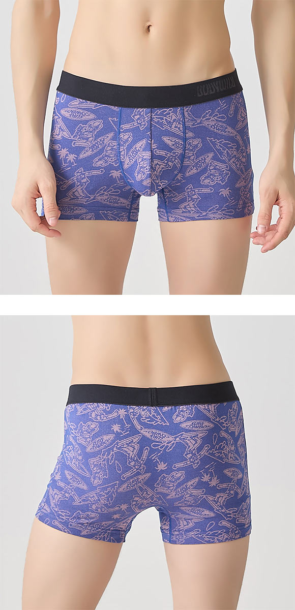 ボディワイルド ボクサーパンツ 前閉じ ジャガード メンズ BODYWILD