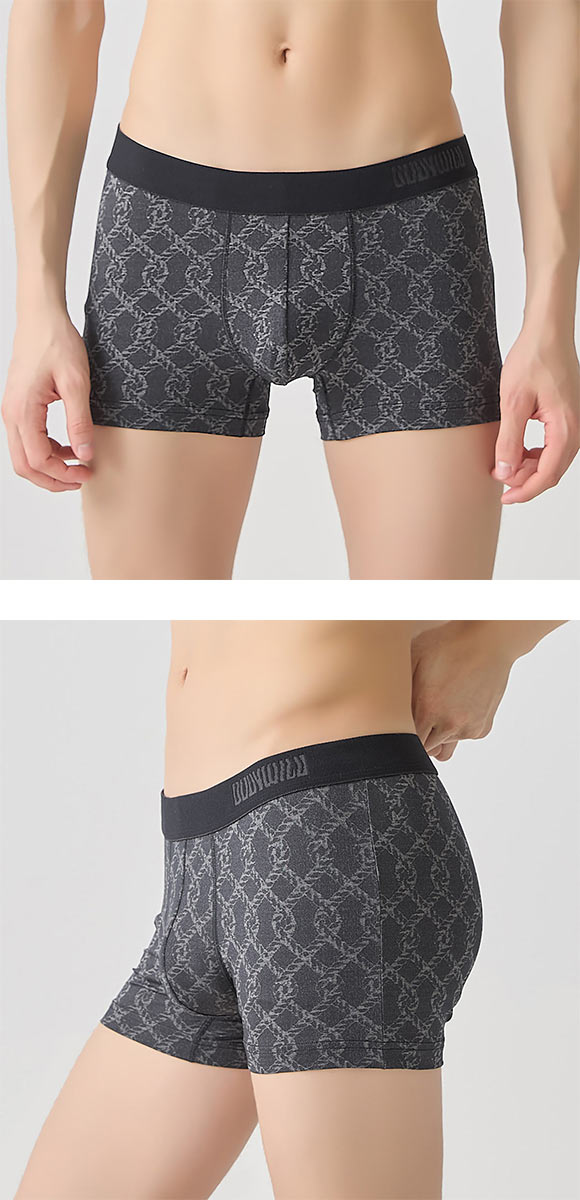 ボディワイルド ジャガード編み ロープ柄 ボクサーパンツ BODYWILD