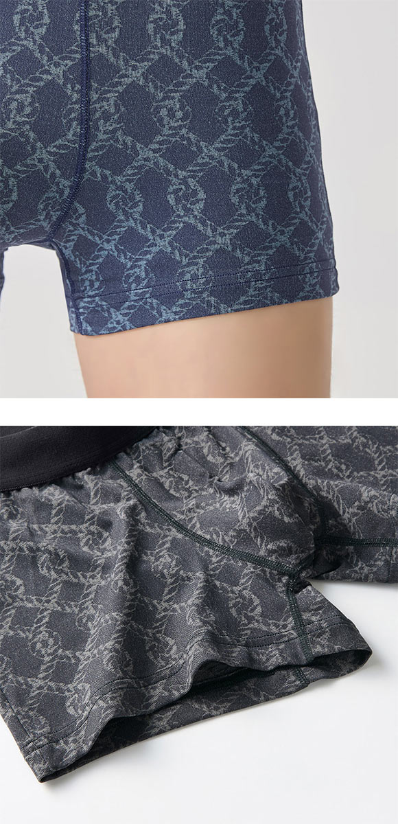 ボディワイルド ジャガード編み ロープ柄 ボクサーパンツ BODYWILD