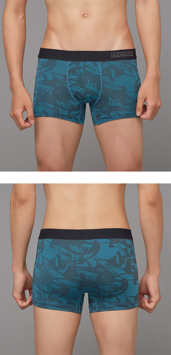 グンゼ BODY WILD ウェープ柄 ジャカード ボクサーパンツ メンズ GUNZE ボディワイルド