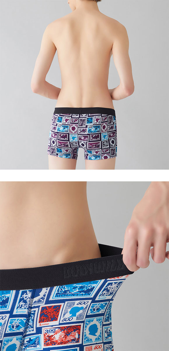 グンゼ GUNZE ボディワイルド BODY WILD ボクサーパンツ メンズ 吸汗速乾 前とじ 総柄