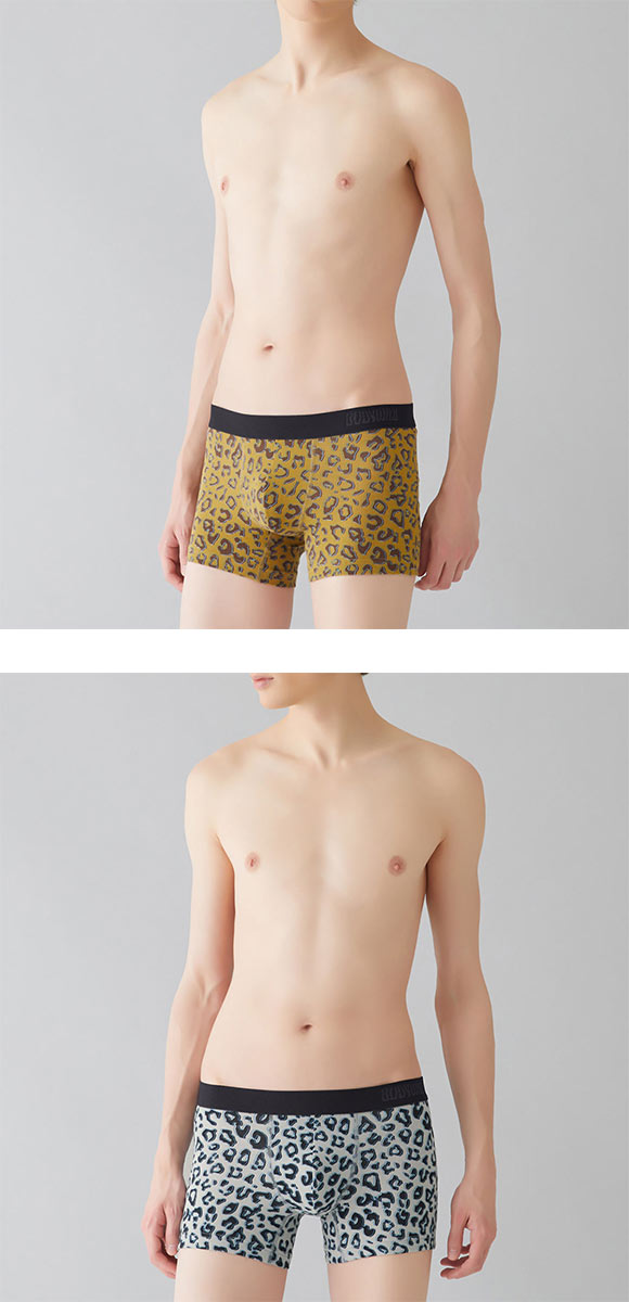 グンゼ GUNZE ボディワイルド BODY WILD ボクサーパンツ メンズ 前とじ 綿混素材 ヒョウ柄