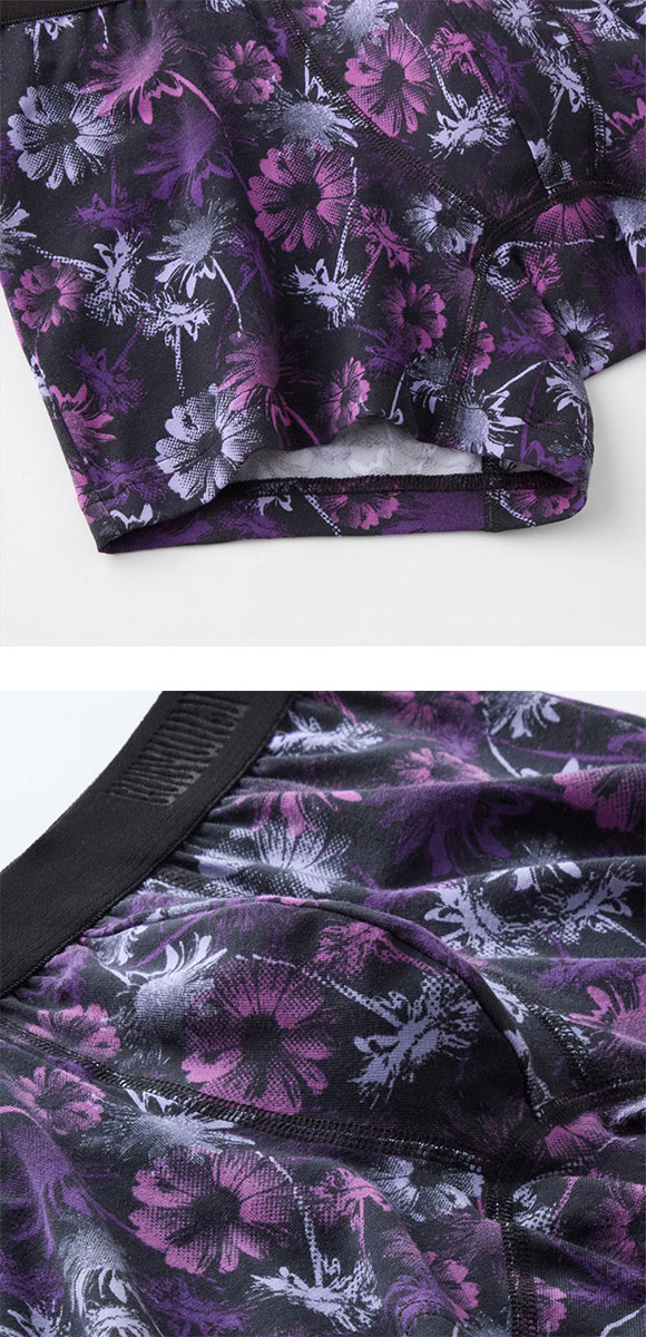 グンゼ GUNZE ボディワイルド BODY WILD ボクサーパンツ メンズ 前とじ 綿混素材 総柄 花柄