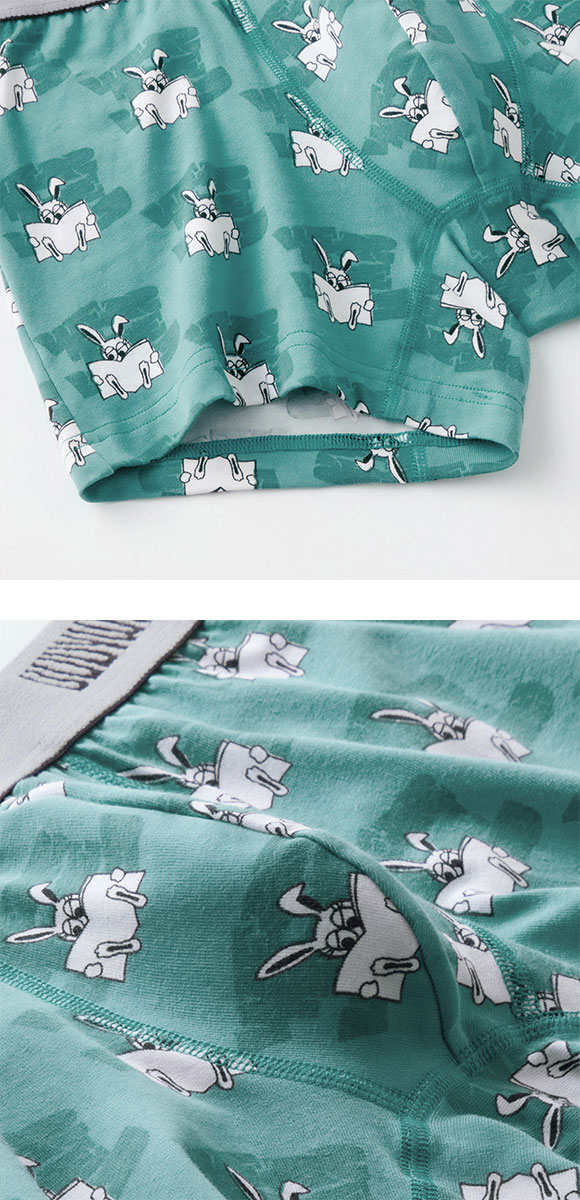 グンゼ GUNZE ボディワイルド BODY WILD ボクサーパンツ メンズ 前とじ 綿混素材 ウサギ総柄