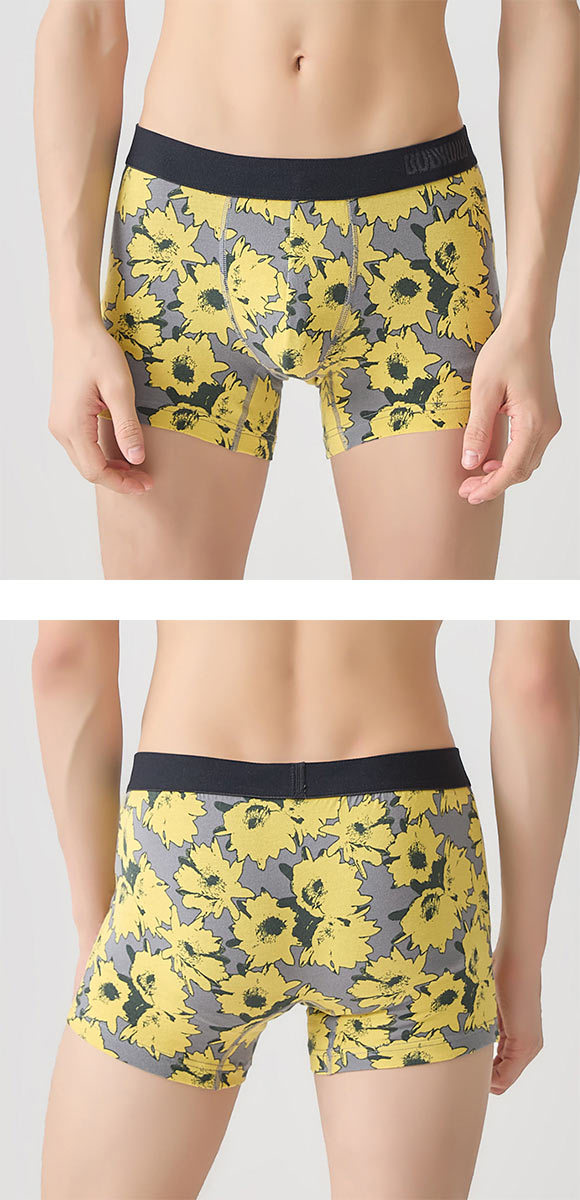 ボディワイルド ボクサーパンツ 前閉じ メンズ 綿混 BODYWILD