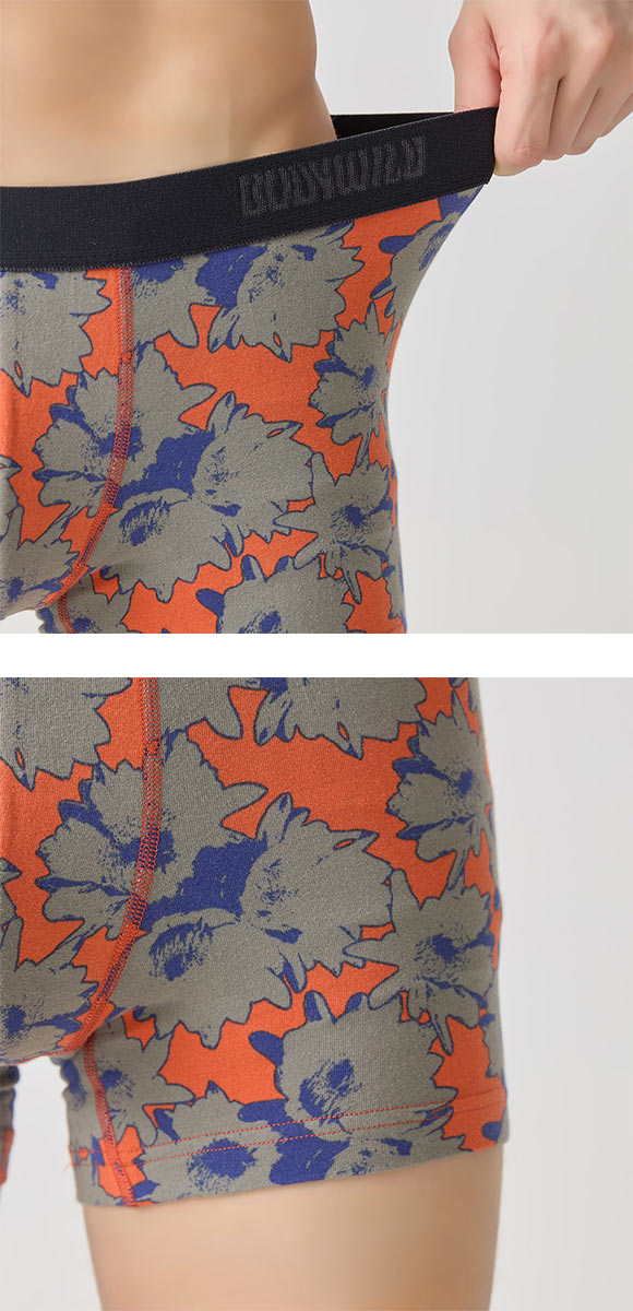 ボディワイルド ボクサーパンツ 前閉じ メンズ 綿混 BODYWILD