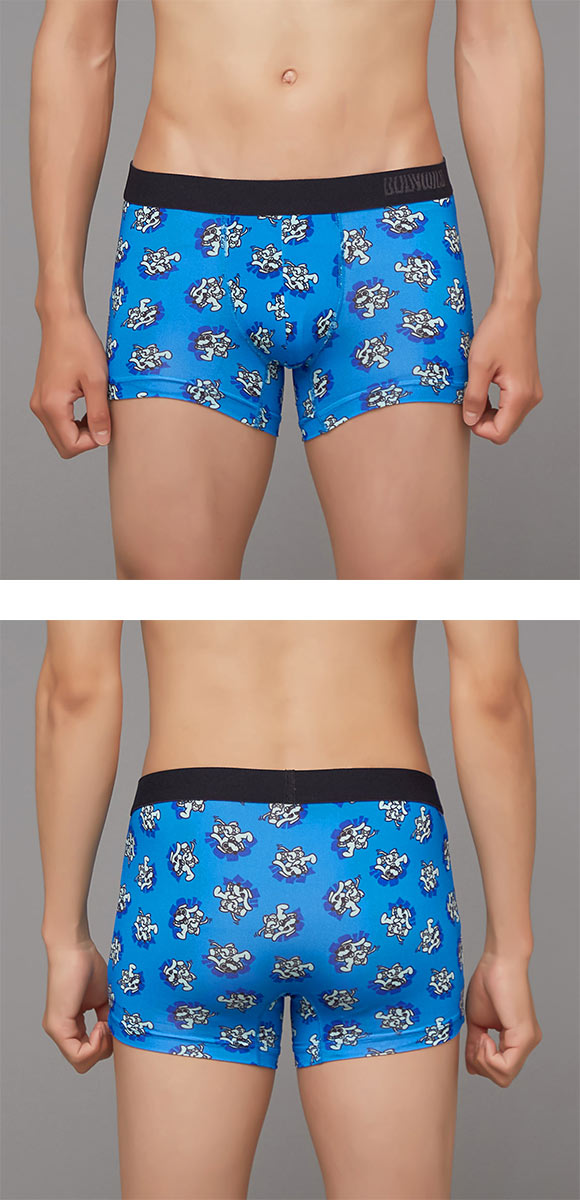 グンゼ BODY WILD ポップドッグ柄 ボクサーパンツ 前閉じ メンズ GUNZE