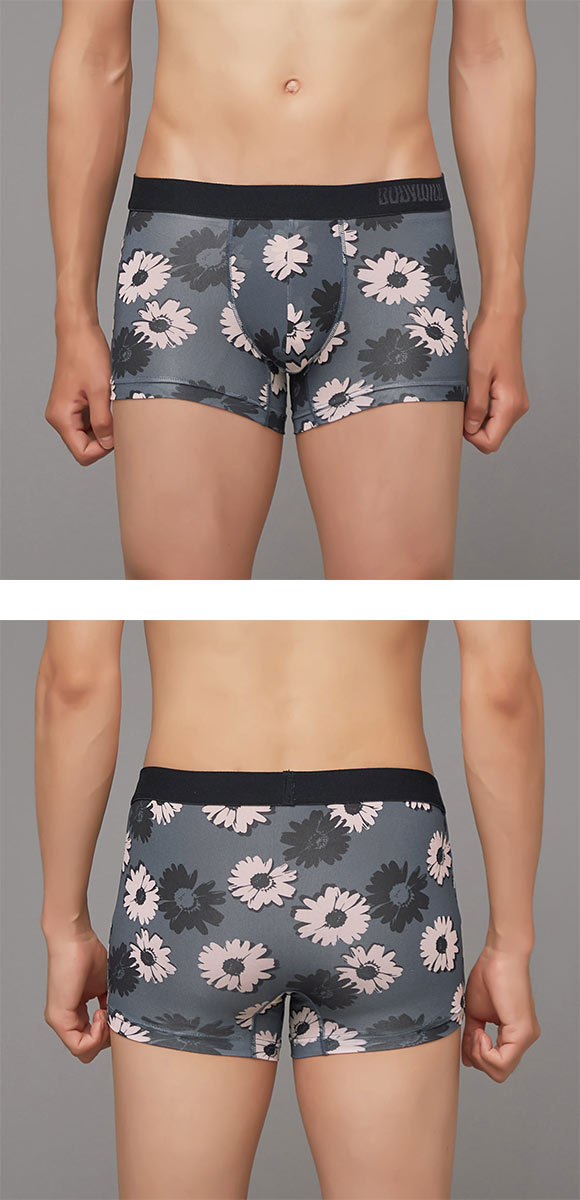 パンツ USHIWAKA グンゼ BODY WILD ポップドッグ柄 ボクサーパンツ 前閉じ メンズ