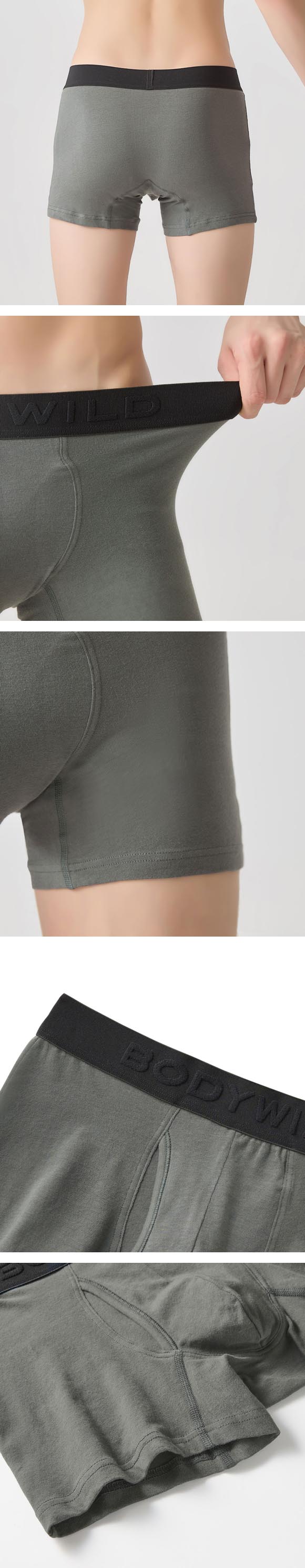 グンゼ GUNZE ボディワイルド BODYWILD オーガニックコットン混 ボクサーパンツ メンズ 前あき