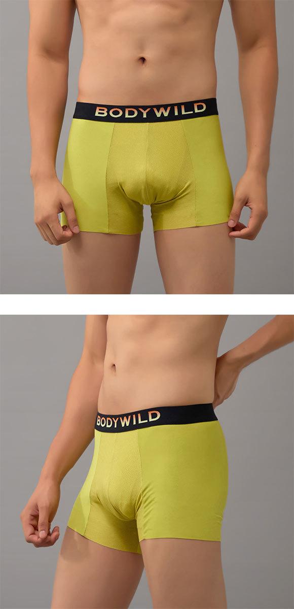 グンゼ BODY WILD メッシュカットオフ ボクサーパンツ 前閉じ メンズ