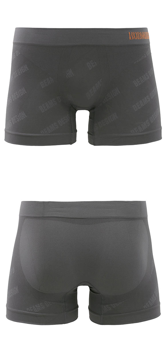 グンゼ BODY WILD by BEAMS DESIGN セミロング ボクサーパンツ メンズ ジャカード成型 ビームス GUNZE ボディワイルド