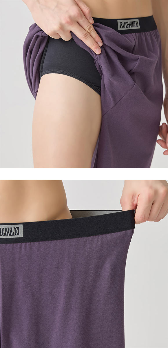 ボディワイルド ロングタイプ フィットトランクス 一枚穿き ROOM対応 メンズ 前とじ BODYWILD